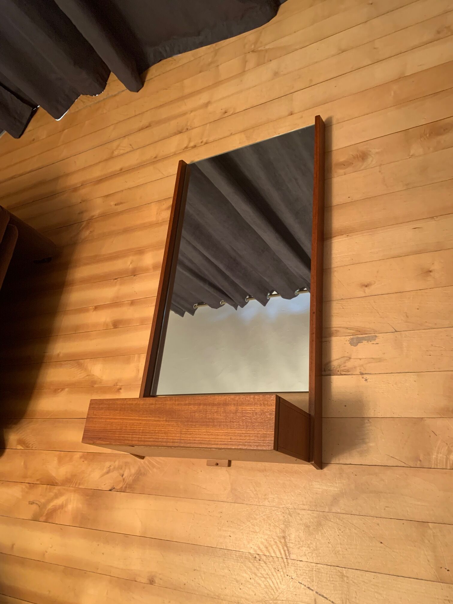 Mirror, wall dressing table, 1970s