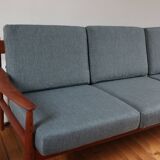 Scandinavian teak bench by Grete Jalk