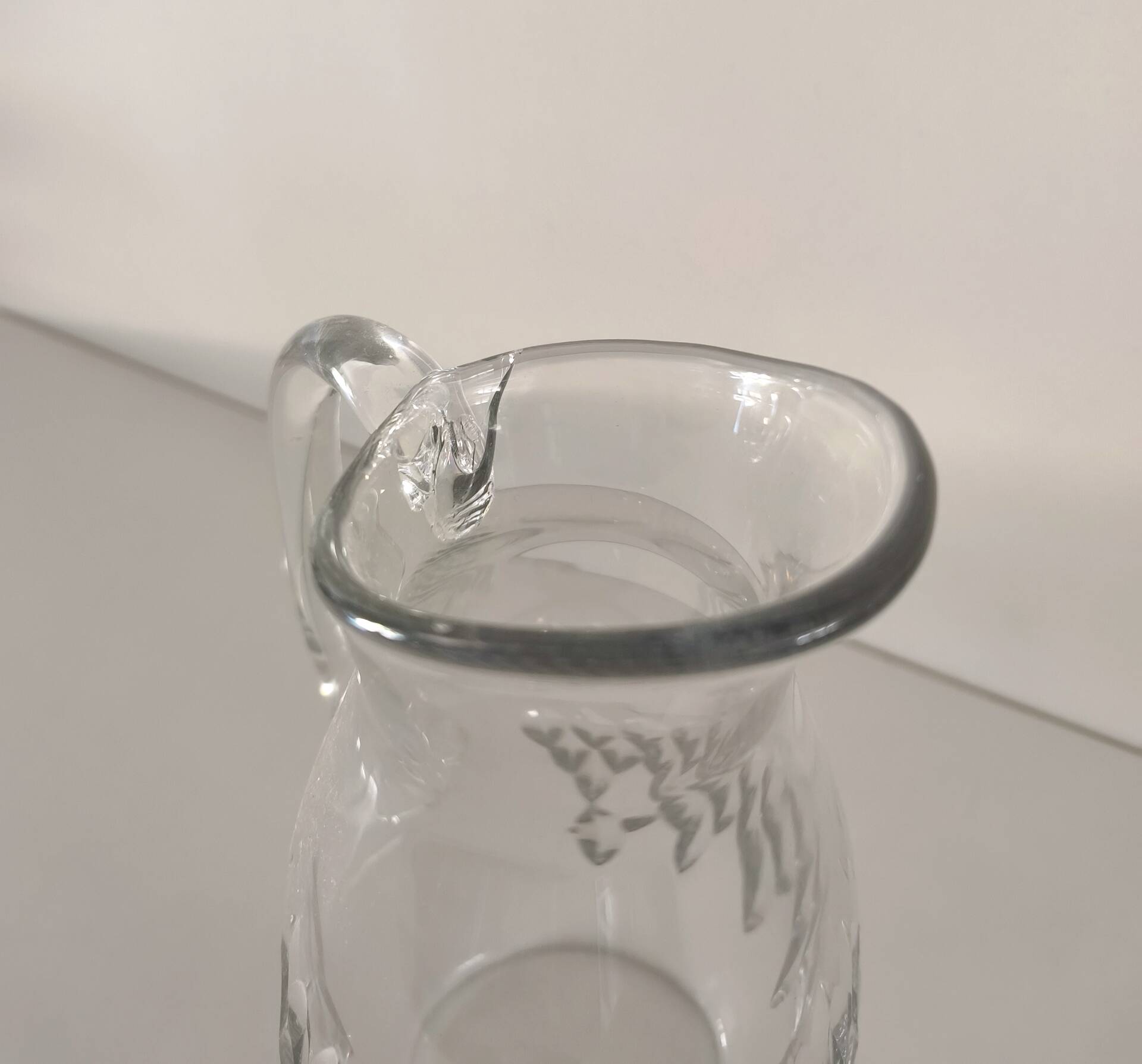 Broc pitcher in Baccarat crystal Carcassonne