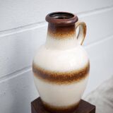 Large West Germany ceramic vase, scheurich Keramik vase, decorative vase, floor vase, 60's