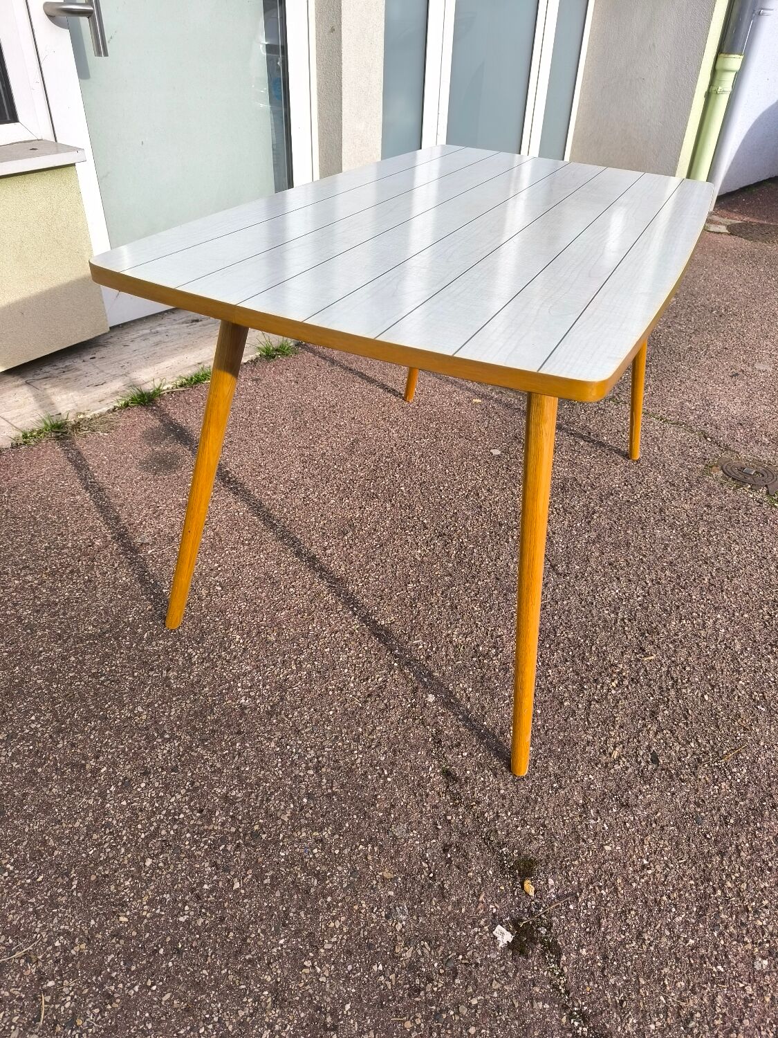 Vintage formica side table