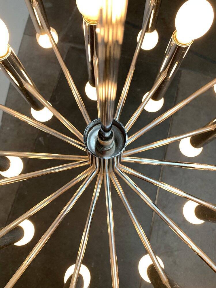 German lustre from the mid-century space age by Doria Leuchten, 1960s.