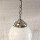 Bauhaus opaline globe pendant light diameter 20 cm - 1930s