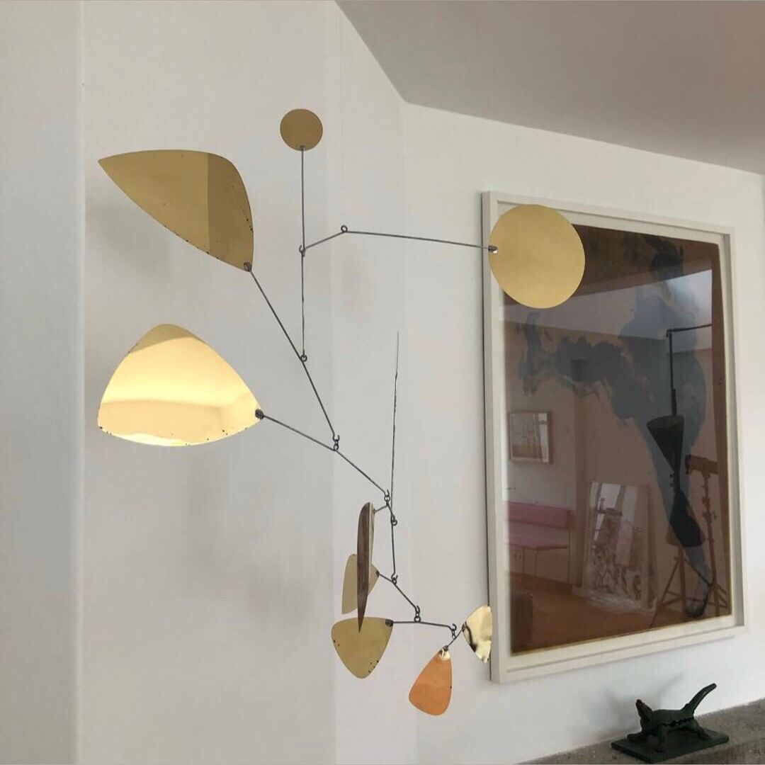 Modernista mobile brass 65 x 70 cm
