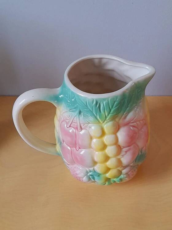 Fruit-shaped earthenware pitcher, 1960