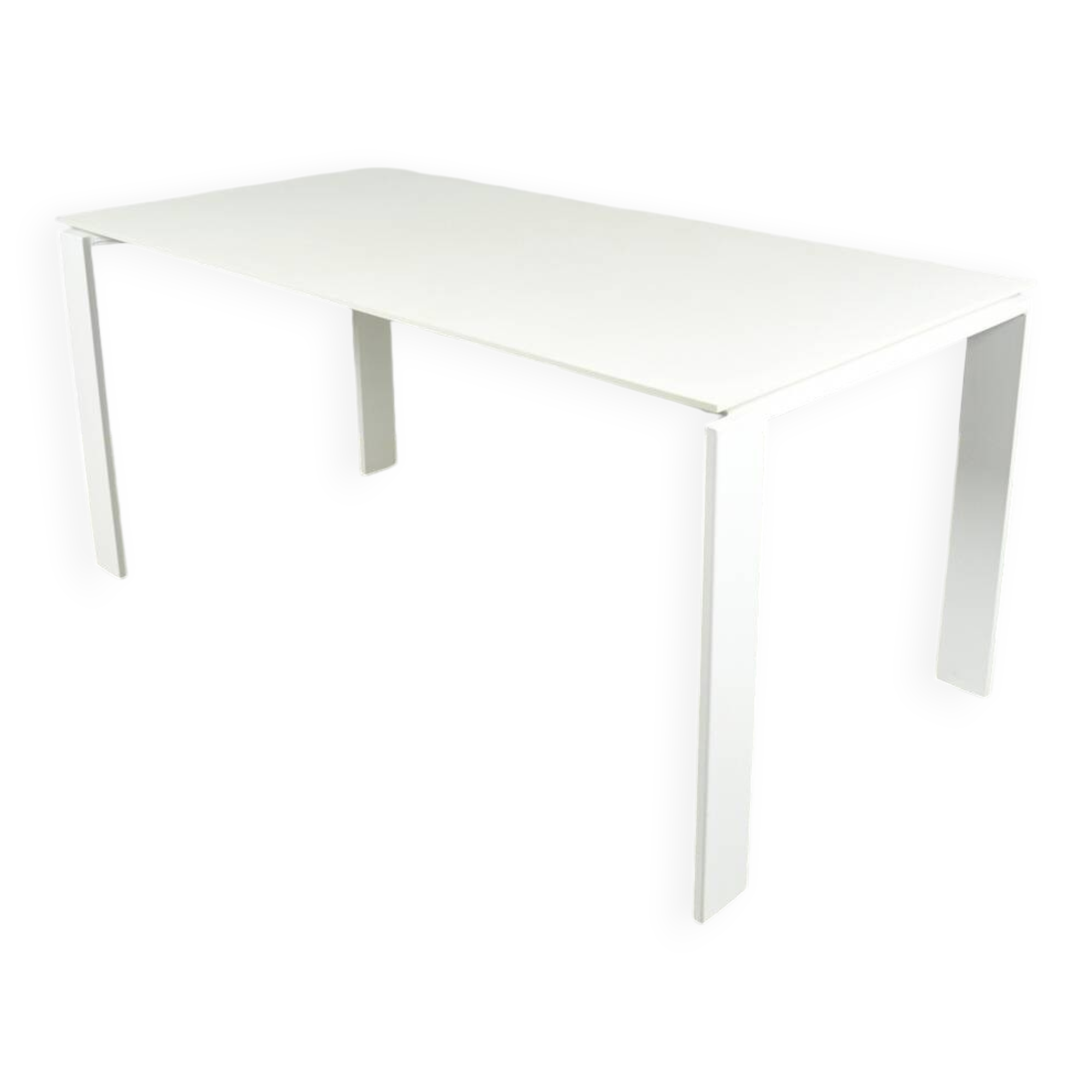 KARTELL / Table à manger italienne moderne vintage blanche / Ferruccio Laviani / 2000