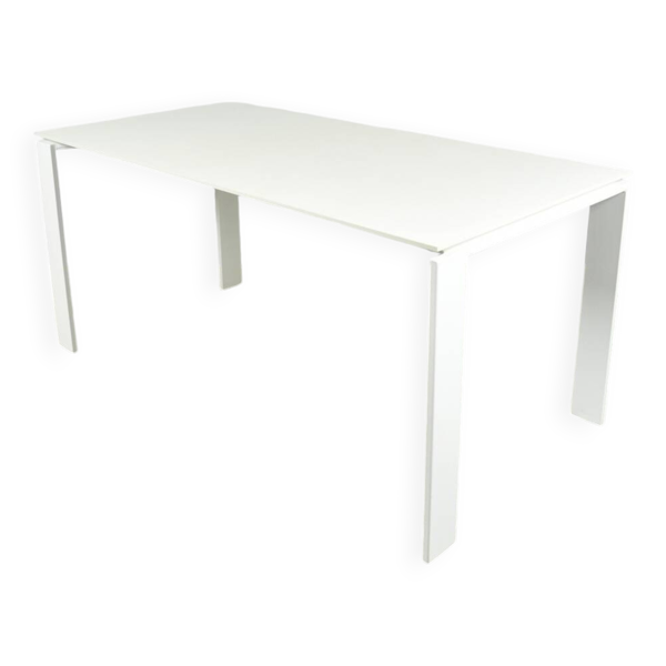 KARTELL / Table à manger italienne moderne vintage blanche / Ferruccio Laviani / 2000