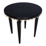 Table basse en hêtre noirci par Roberto Ventura, Italie, années 2000