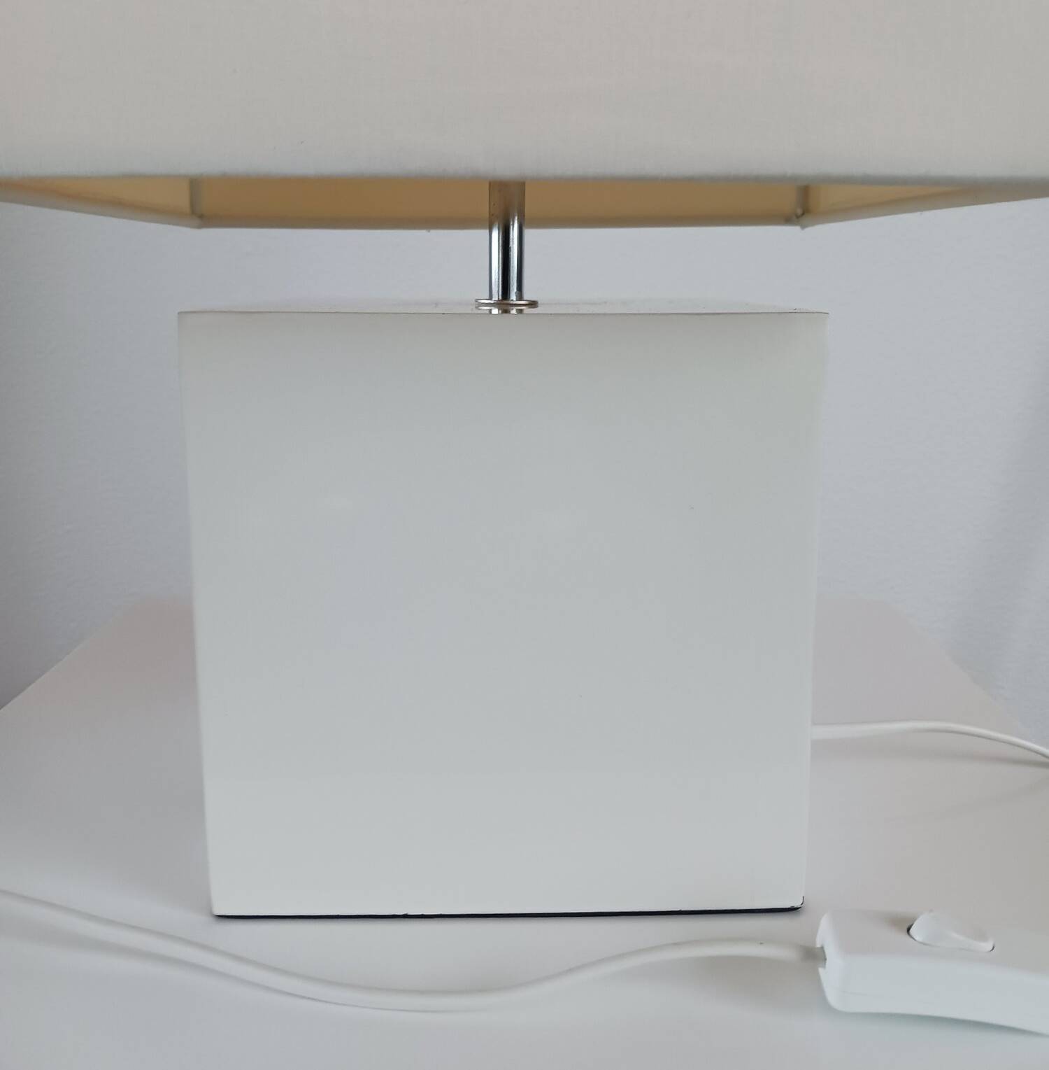 Lampe Moderniste Vintage • Cube • Jan des Bouvrie • 1990