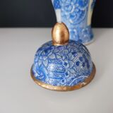 Covered vase with printed Asian décor
