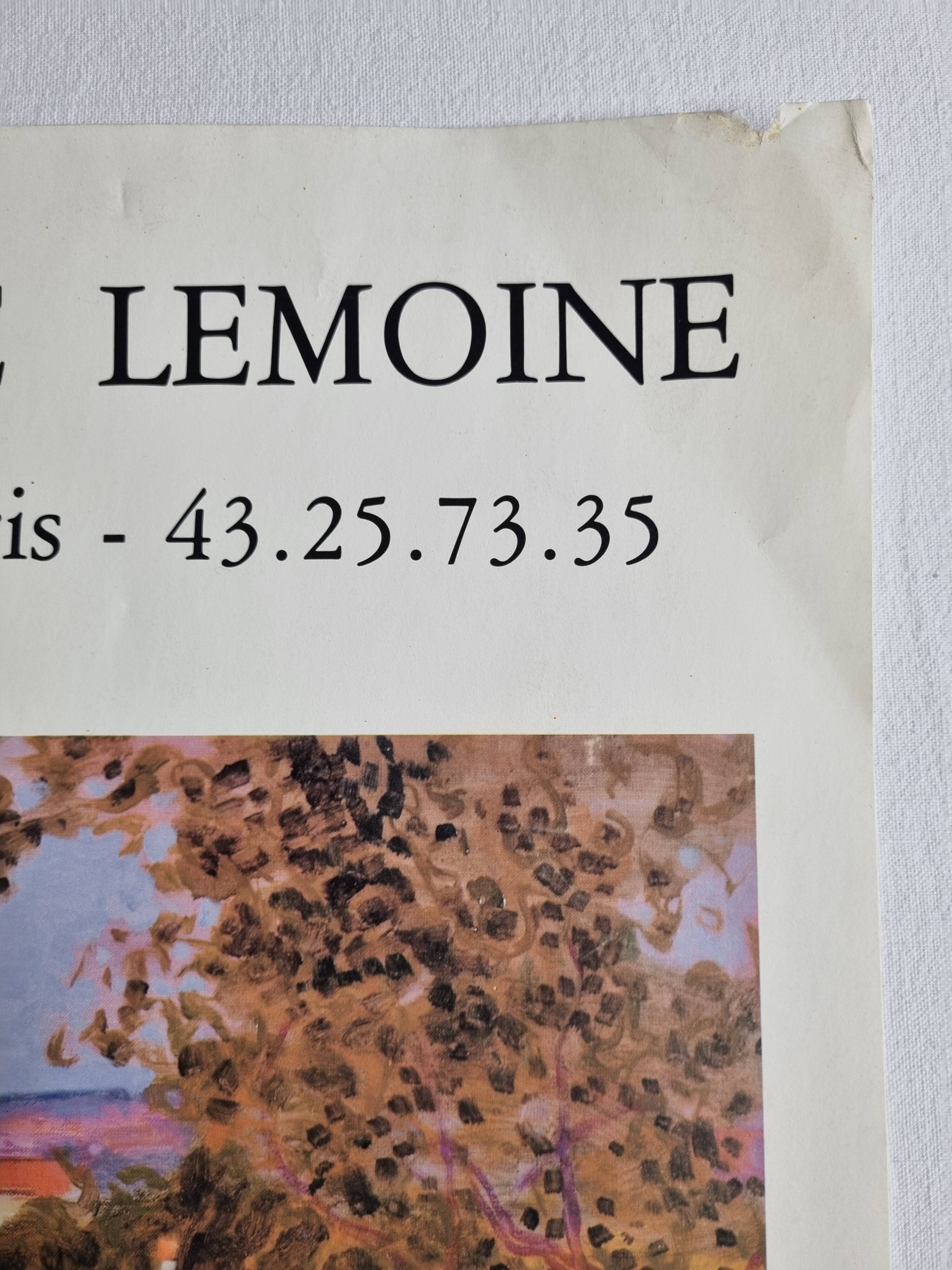 Exhibition poster, Deluca, 1987, 63 x 44 cm