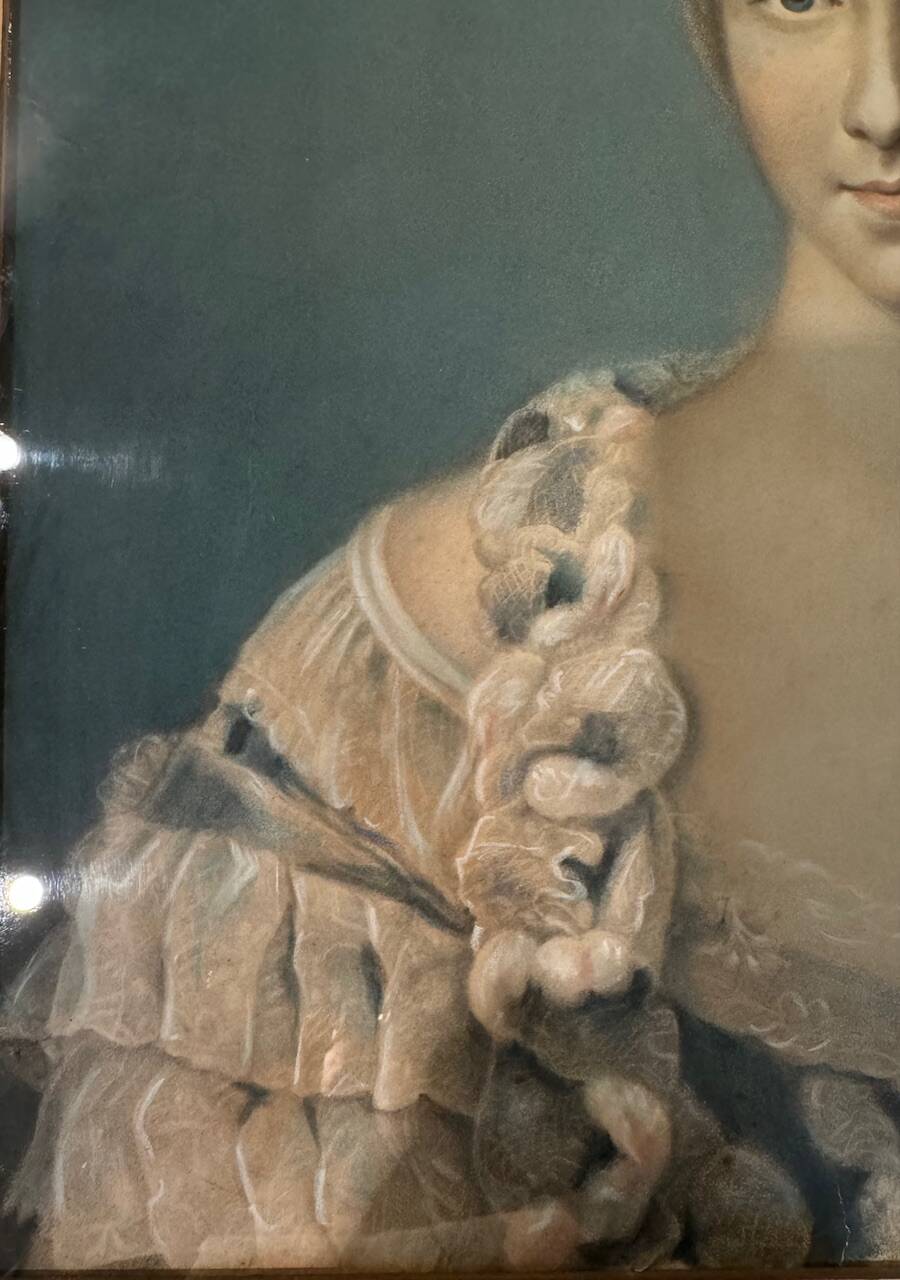 Portrait of an elegant 19th century woman