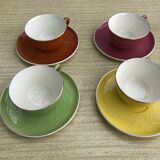 Set of 4 different colour lunches
