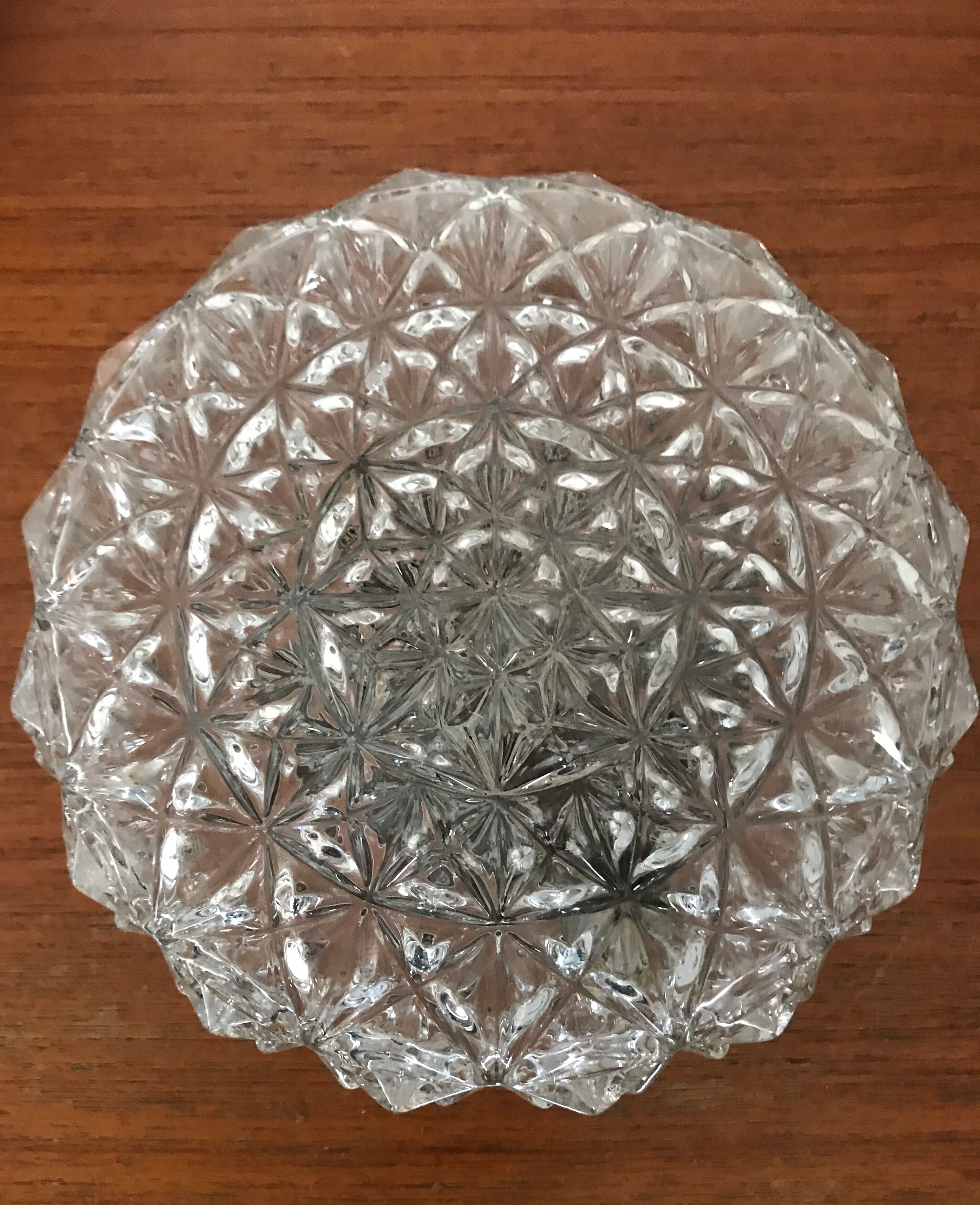 Vintage glass ceiling lamp