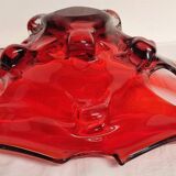 Centro de mesa de cristal de Murano. Italy, 1980s.