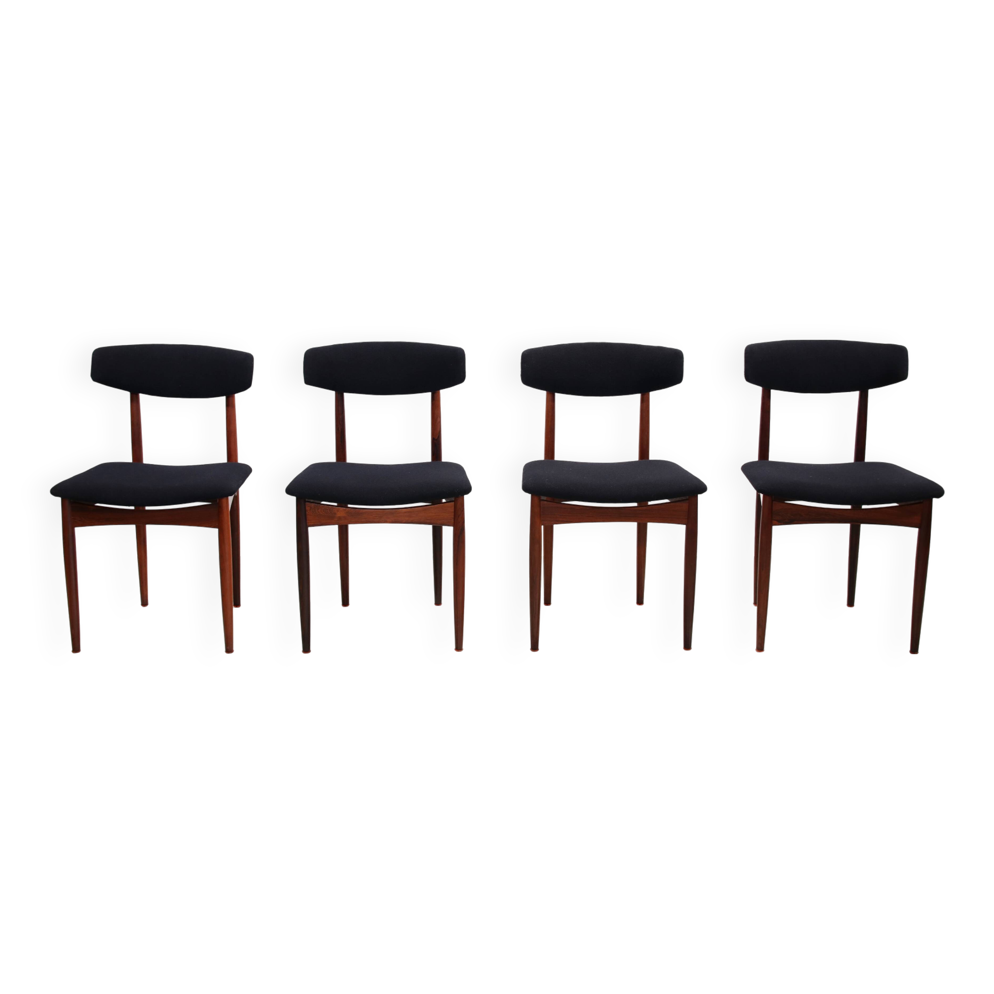 Chaises de salle à manger design en palissandre