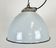Industrial Grey Enamel Factory Lamp with Cast Iron Top from Zaos, 1960
