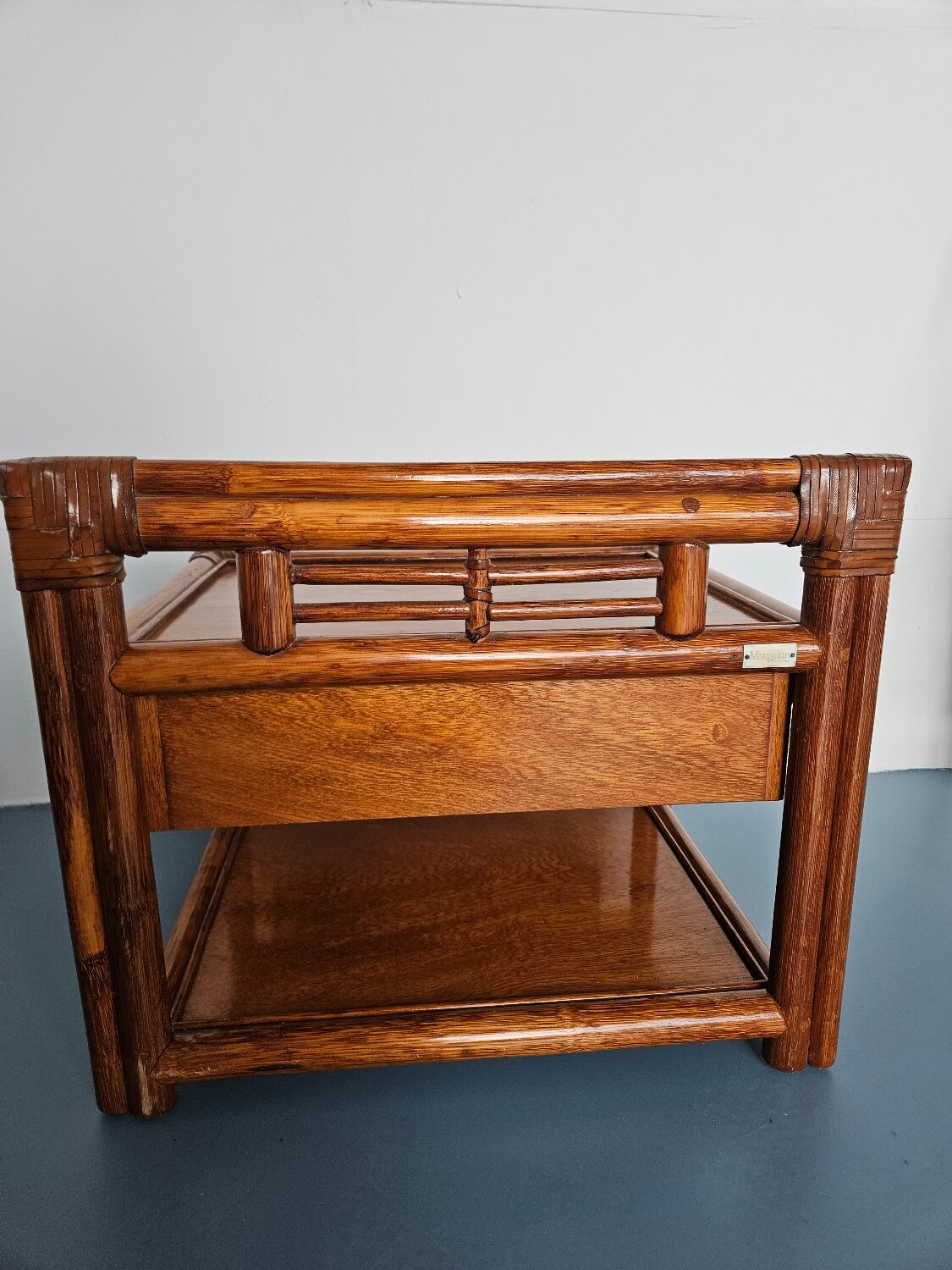 Prestige rattan bedside table maugrion