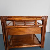 Prestige rattan bedside table maugrion