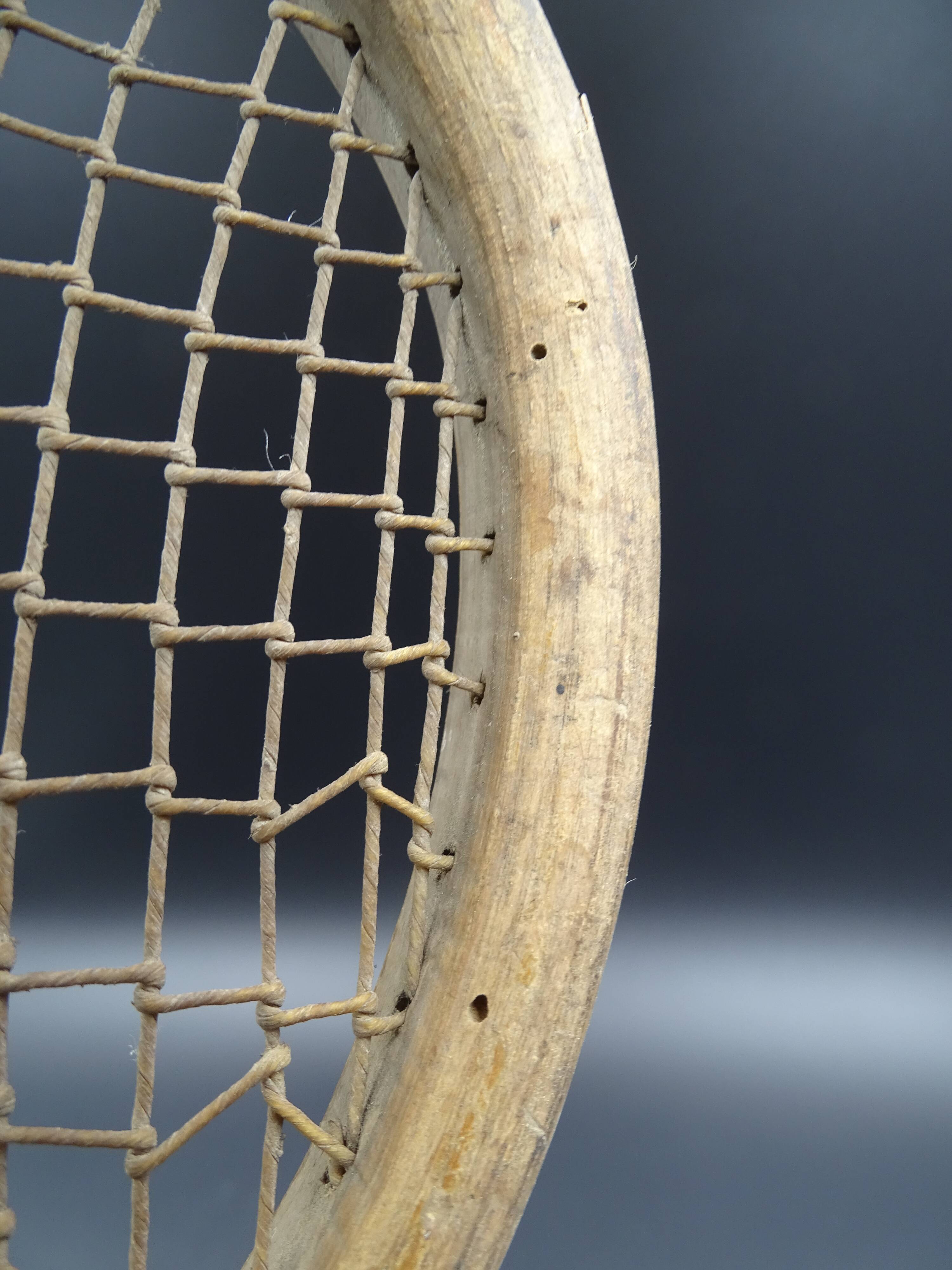 Old racquet for flying game - circa 1910