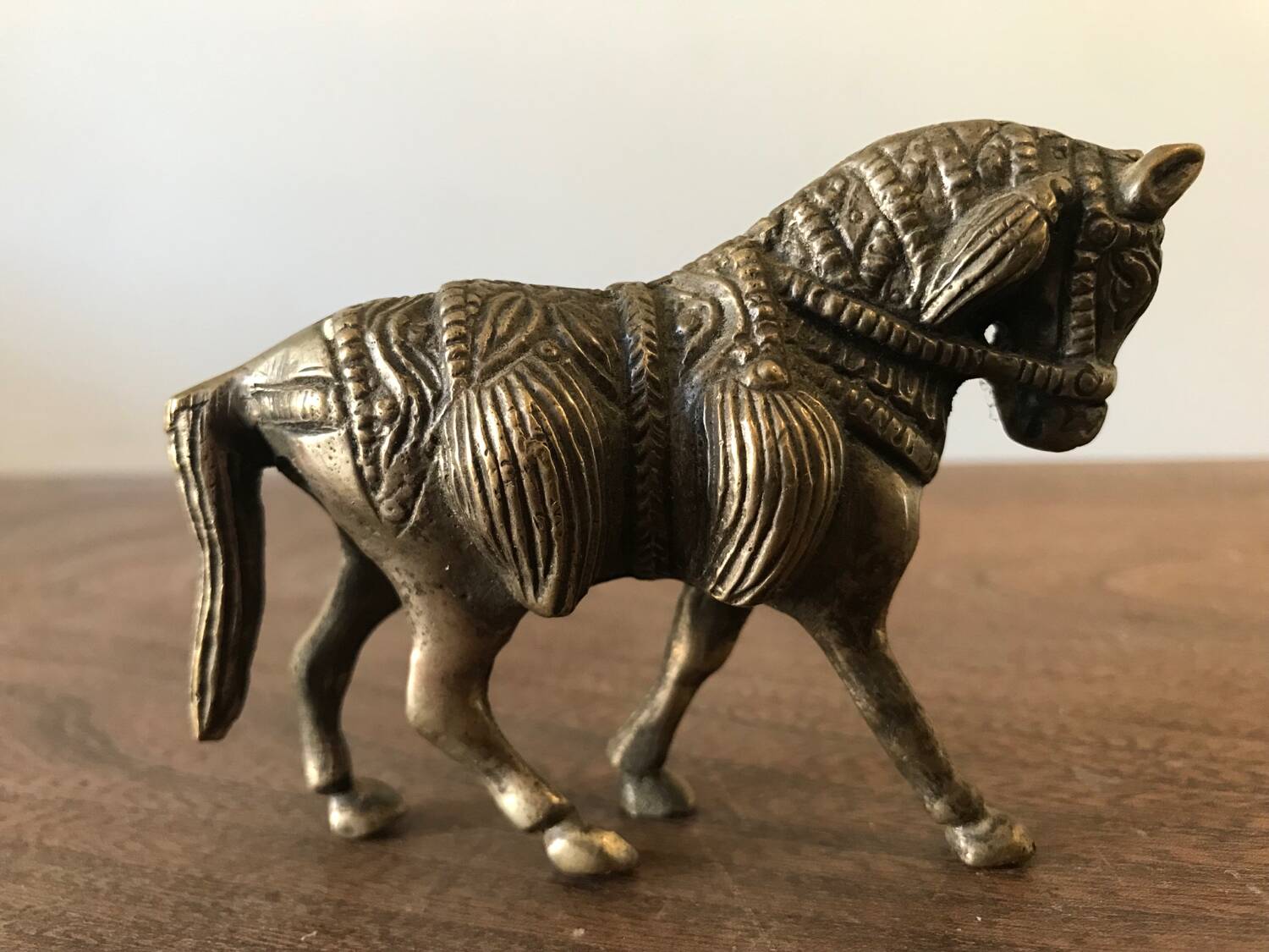 Asian bronze horse statuette sculpture