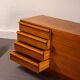 Compact mid-century teak sideboard