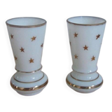 Vases en opaline anciens