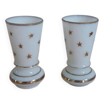 Vases en opaline anciens