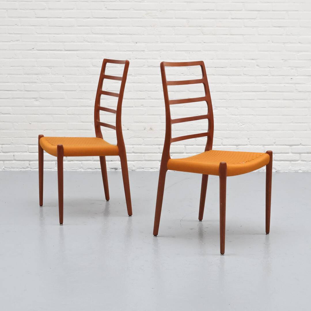 Niels Møller Dining Chairs Model 82