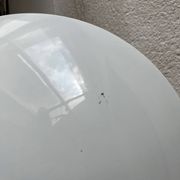 White Metal Desk Lamp 1980s