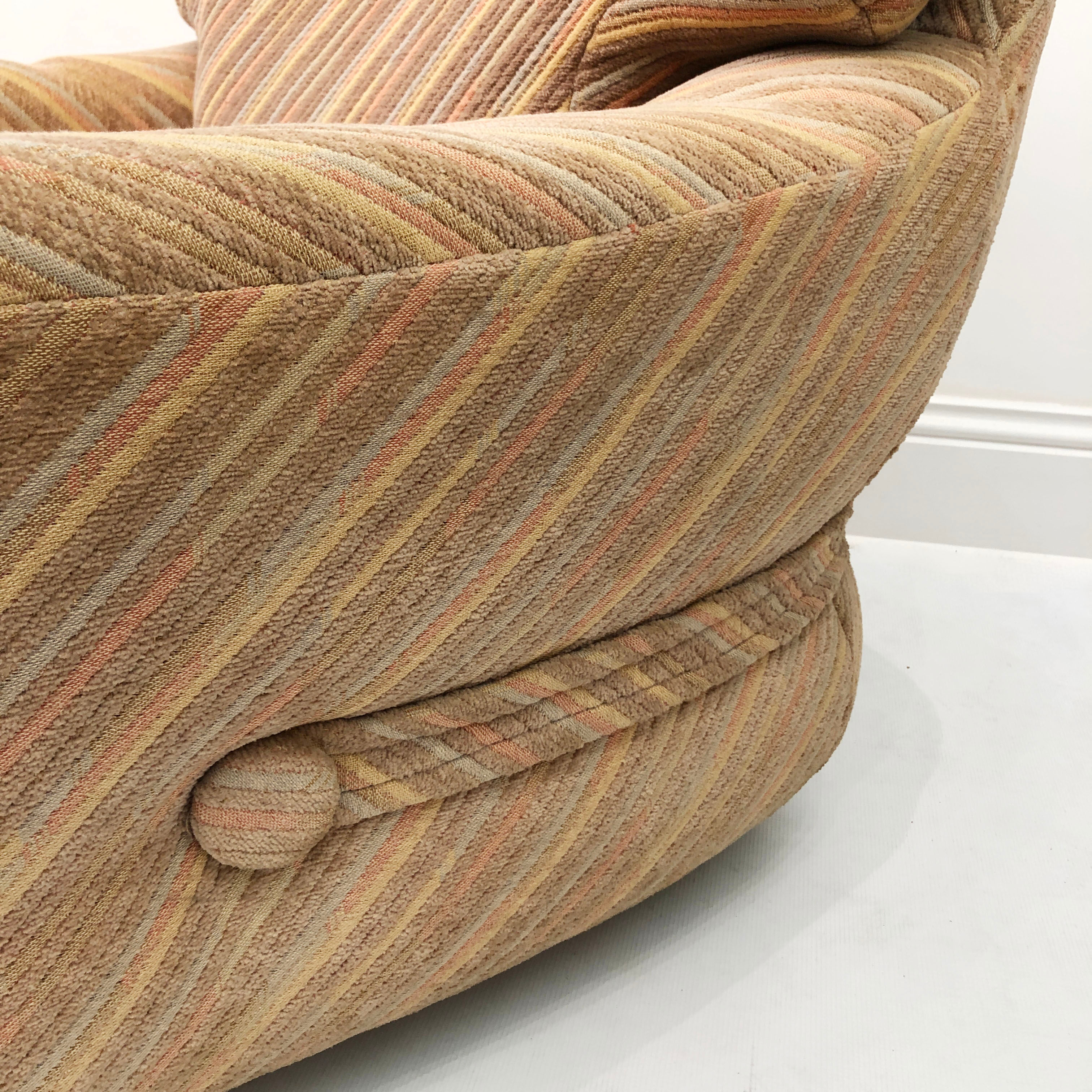 Pastel italian zorzi armchair midcentury 1970s