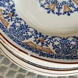 10 Longwy Rouennais iron earth plates