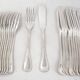 Christofle Ruban 12 fish cutlery sets 24 pieces silver-plated excellent condition