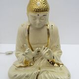 Mid-Century Modern Italian Porcelain Buddha Table Lamp by Zanotto, 1970s