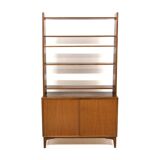 Scandinavian mahogany bookcase, Johannesborgs Möbelfabriks AB, Sweden, 1940