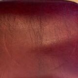 Pair of vintage armchairs in imitation leather from the 60s/70s