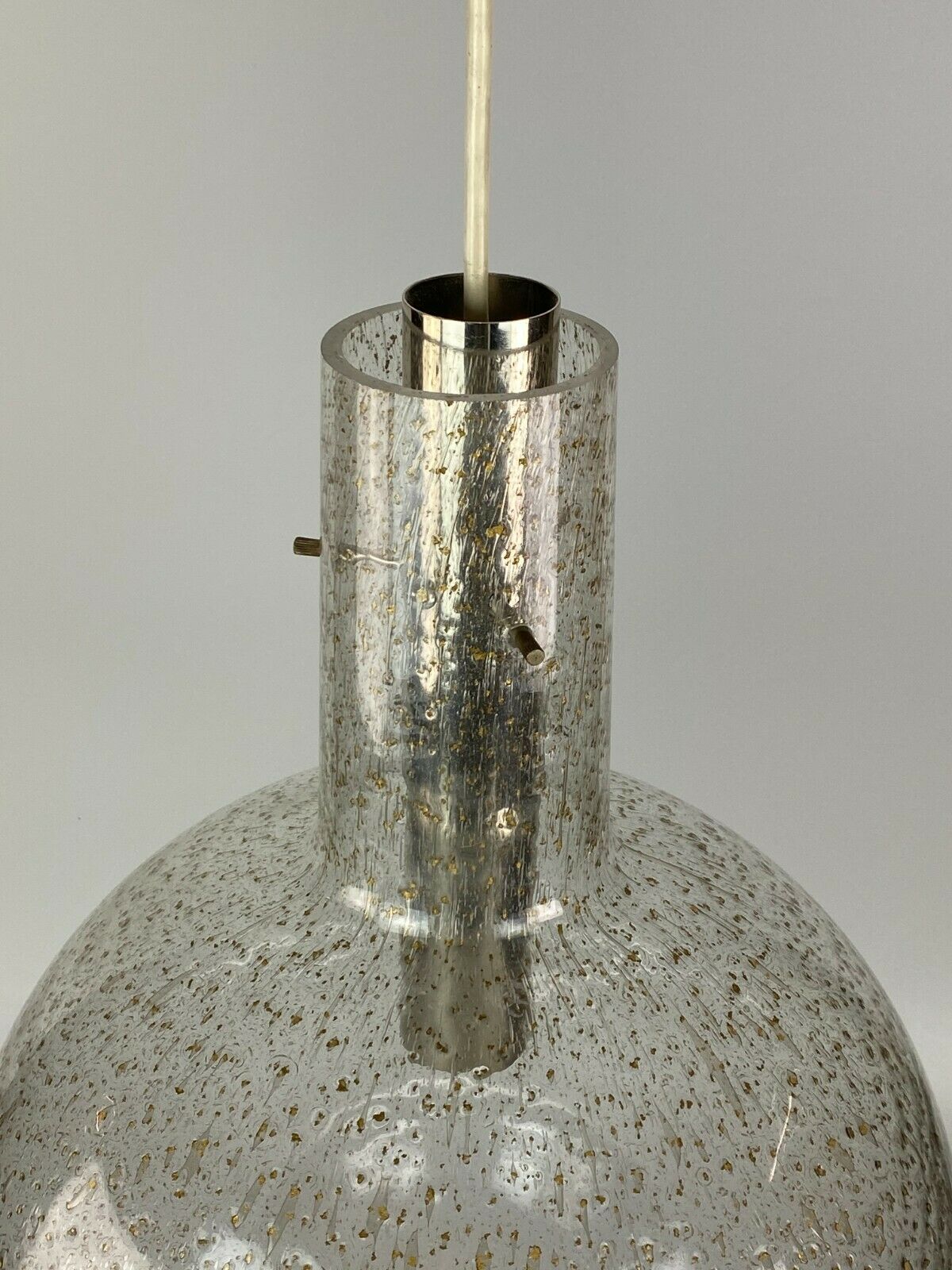 60s 70s lamp light ceiling lamp hanging lamp Temde glass space age design