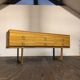 Vtg Mid Century Sideboard Danish Scandinavian Design Retro 70s Drawers