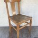 Series of 3 chairs old bistrot 60s vintage