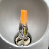 Lumina floor lamp, Daphine Terra Dimmer, Italian design Tommaso Cimini, 1970