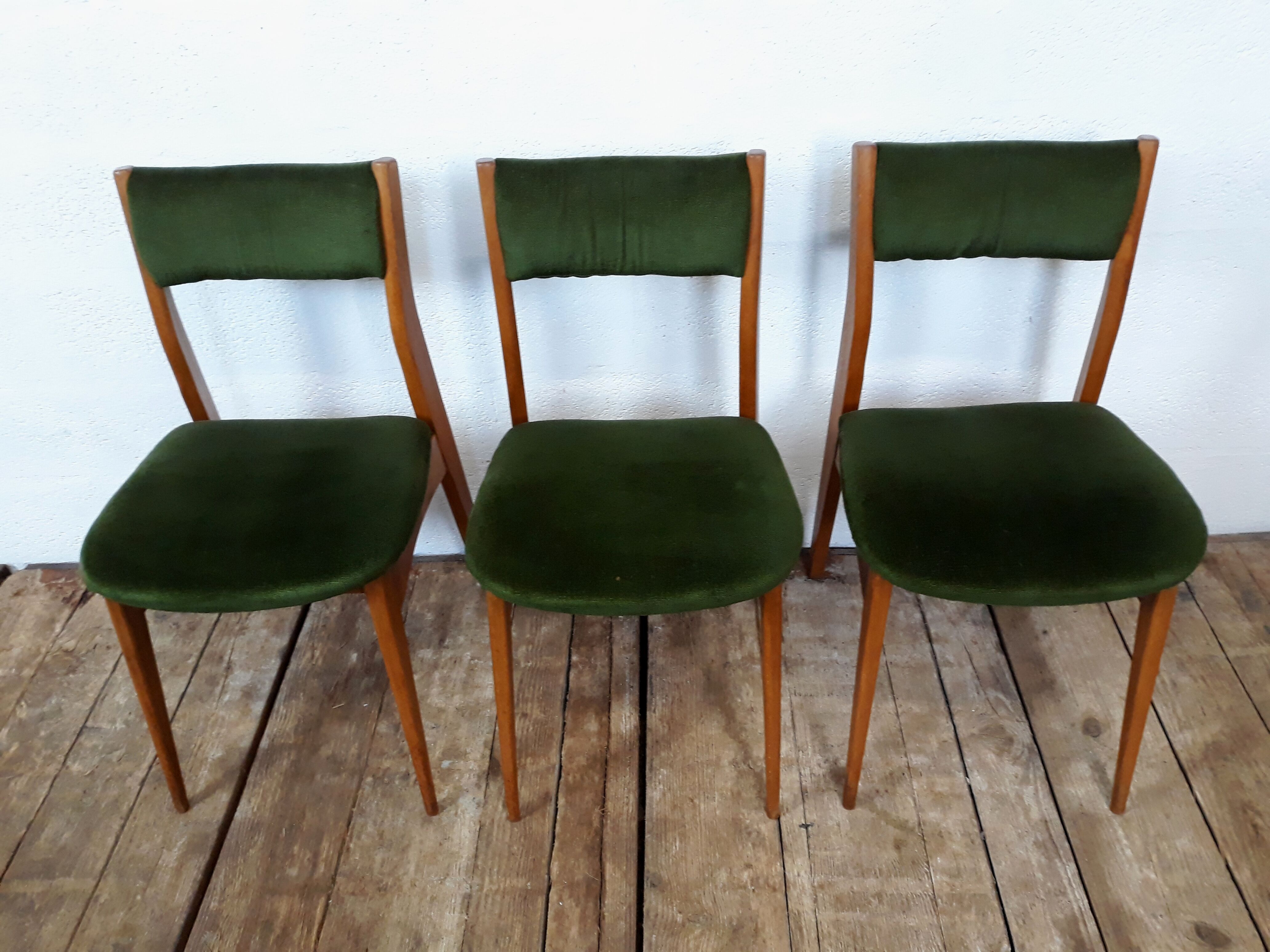 Set de 6 chaises vintage style scandinave