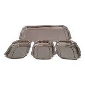 Set of tray and bowls by Jean Gozon
