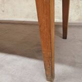 Grande table de ferme en sapin 1960
