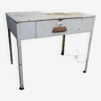 Vintage metal side table