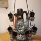 Fat lava ceramic liquor service by vallauris, france