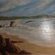 Painting oil on marine panel signed