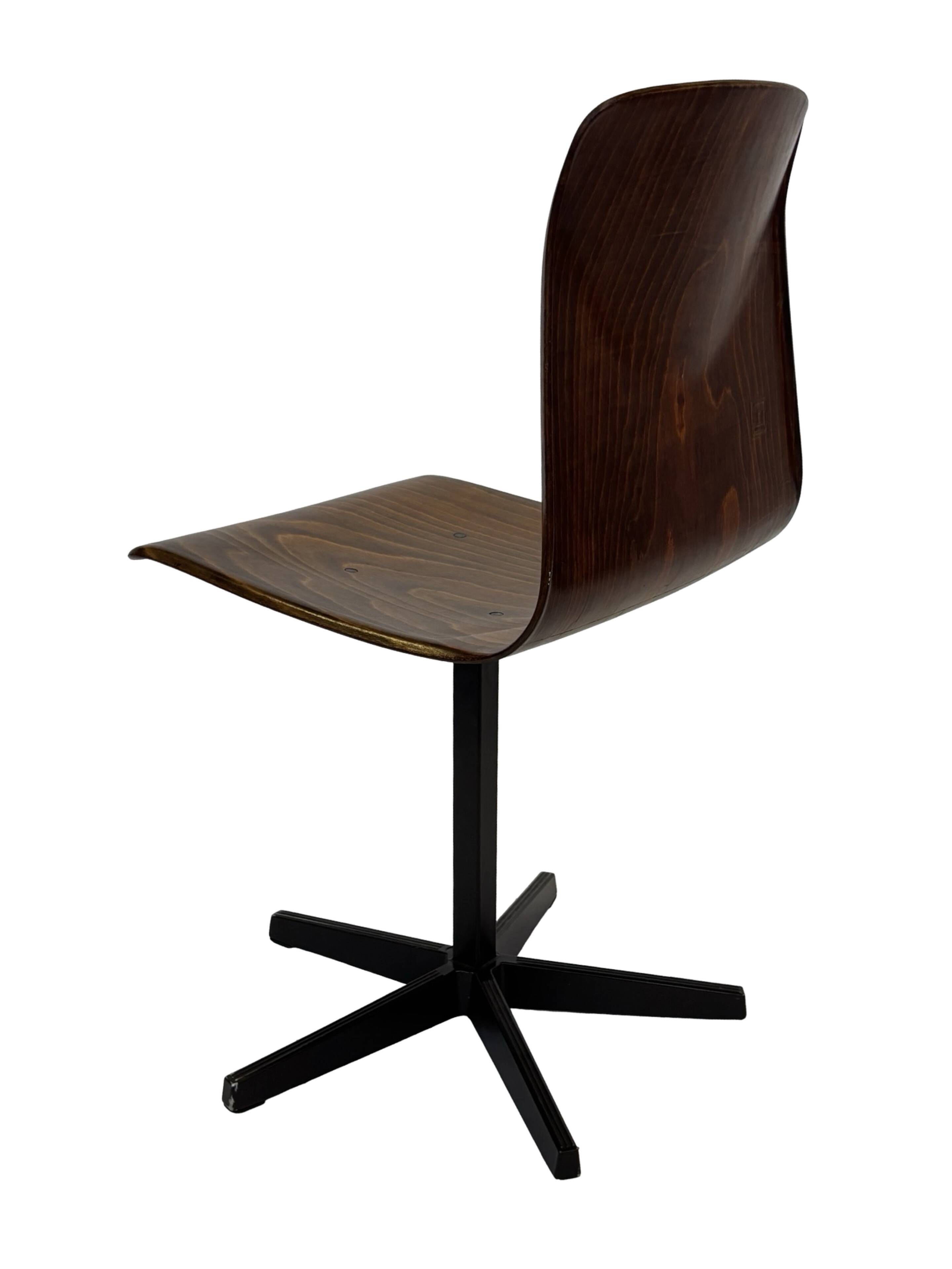 Vintage Galvanitas Pagholz school chair work chair dutch design