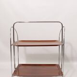 Bauhaus roll bar table chrome 1960 mid century modern design