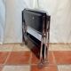Folding dessert table rolling towards the 1970s numbered dimension: H -82cm- L-41cm- Pr-41cm-