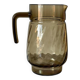 Smoked glass pitcher